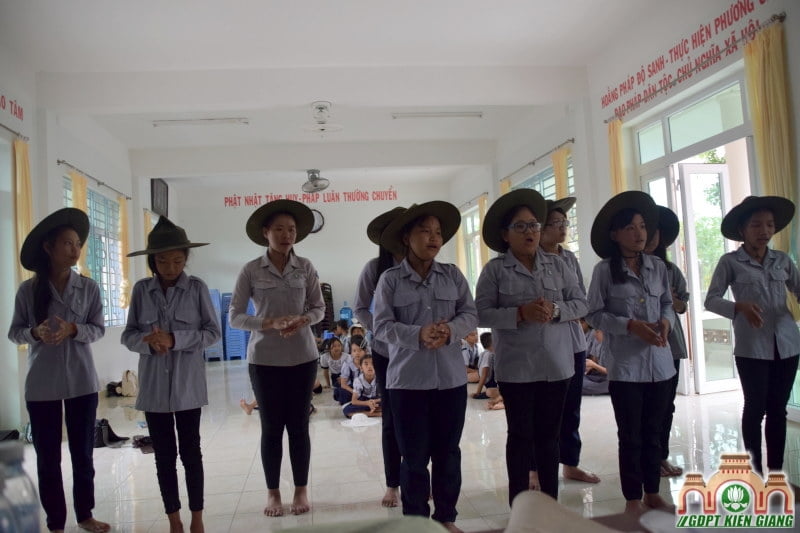 Khảo sát Đơn Vị Vững Mạnh tại GĐPT Tam Bảo (TX Hà Tiên)