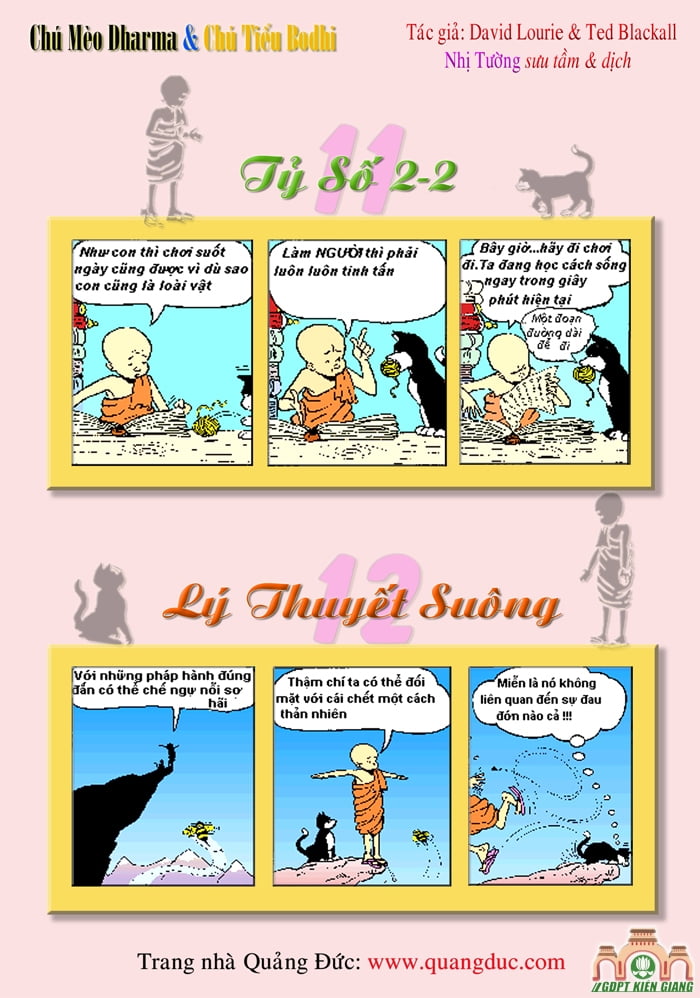 Con mèo Dharma và Chú tiểu Bodhi