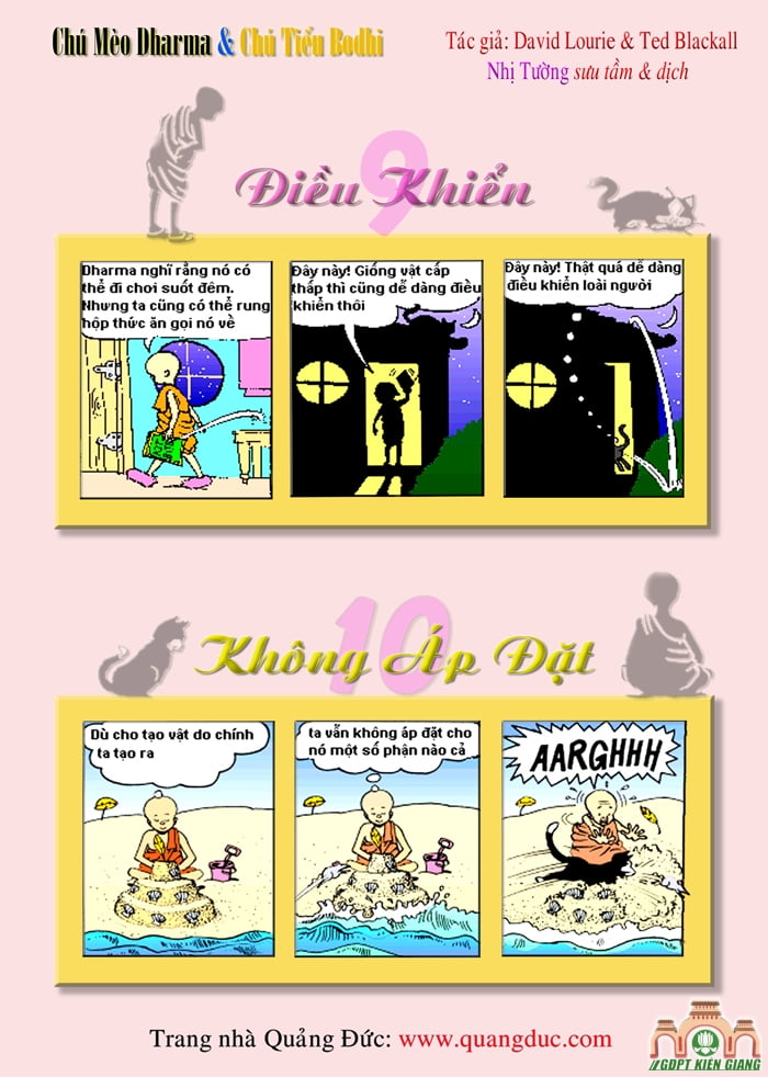 Con mèo Dharma và Chú tiểu Bodhi