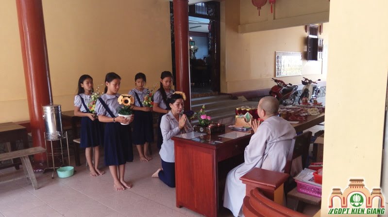 Lễ Lên Đoàn cho đoàn sinh GĐPT Tam Bảo (Hà Tiên)