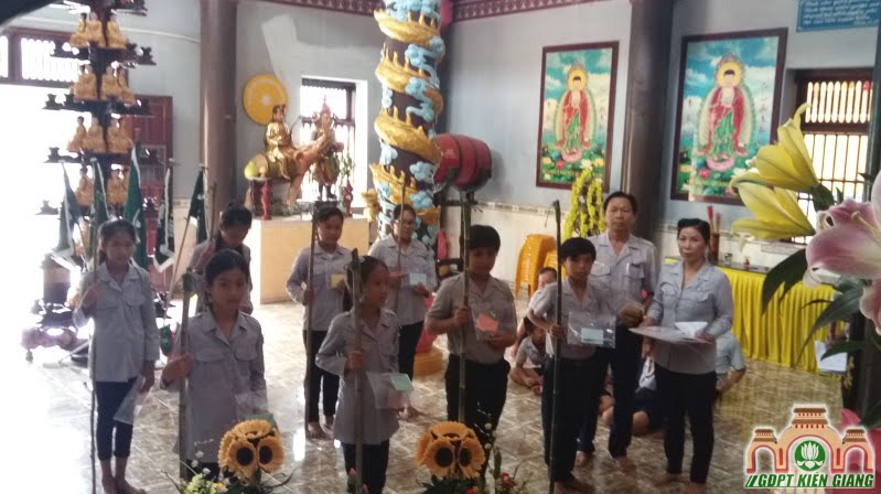 Lễ Lên Đoàn cho đoàn sinh GĐPT Tam Bảo (Hà Tiên)