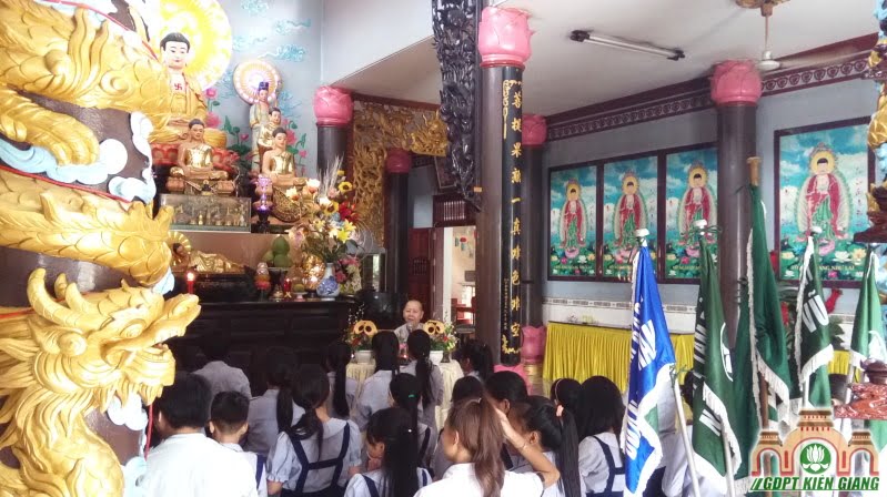 Lễ Lên Đoàn cho đoàn sinh GĐPT Tam Bảo (Hà Tiên)