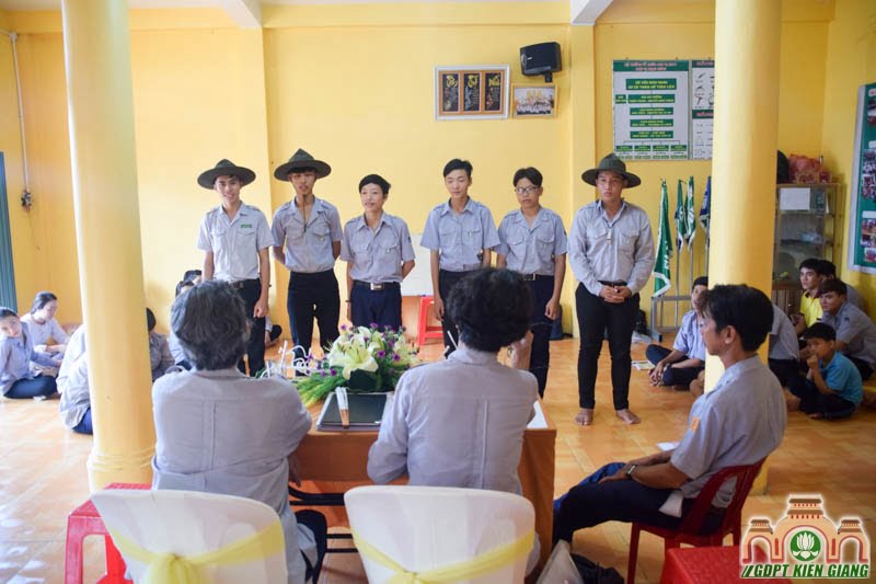 BHD PB.GĐPT Kiên Giang Khảo Sát Đơn Vị Vững Mạnh Tại GĐPT Ngọc Hưng