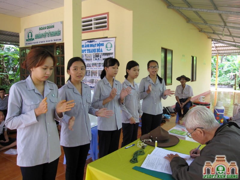 BHD PB.GĐPT Kiên Giang Khảo Sát Đơn Vị GĐPT Thanh Hòa