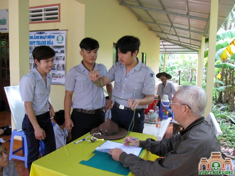 BHD PB.GĐPT Kiên Giang Khảo Sát Đơn Vị GĐPT Thanh Hòa
