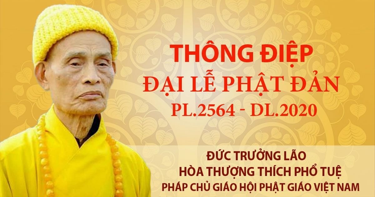 Thong Diep Dai Le Phat Dan Pl 2564 Dl 2020 Cua Duc Phap Chu Ghpgvn