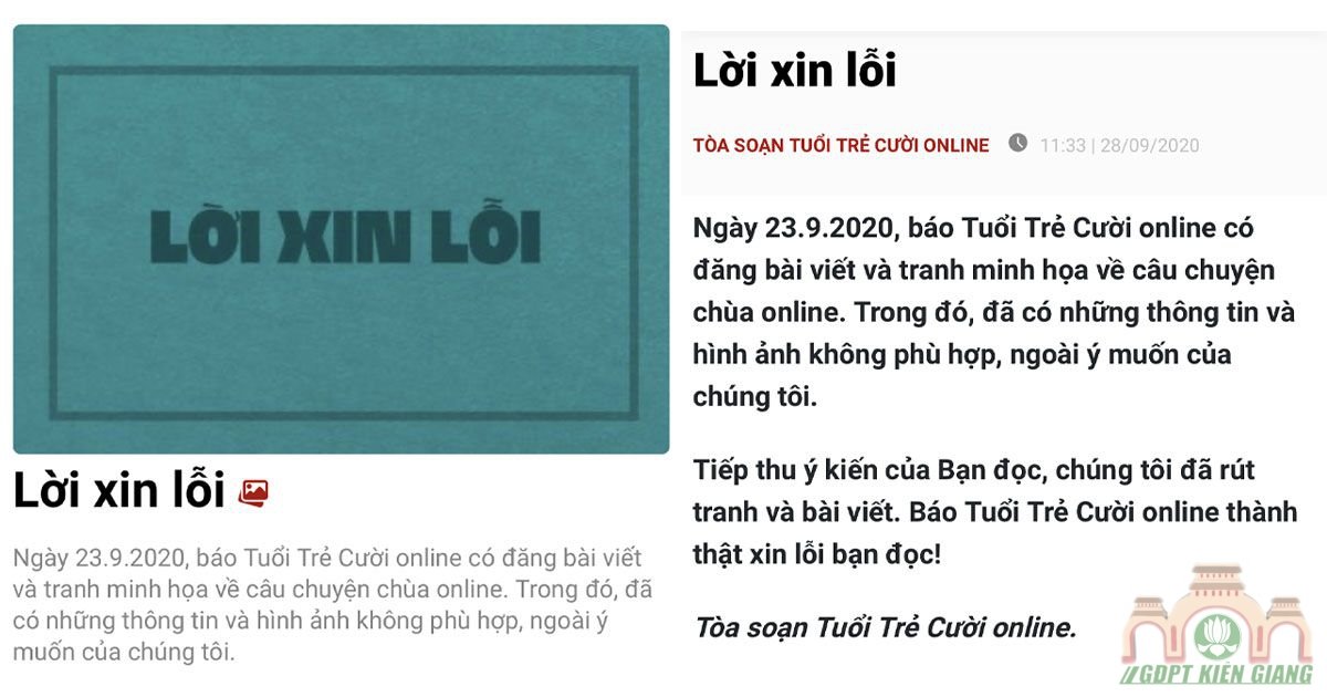 Bao Tuoi Tre Dang Loi Xin Loi