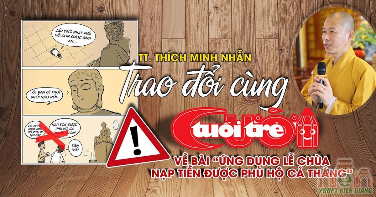 Tt Thich Minh Nhan Trao Doi Cung Tuoi Tre Cuoi Ve Bai Ung Dung Le Chua Nap Tien Duoc Phu Ho Ca Thang