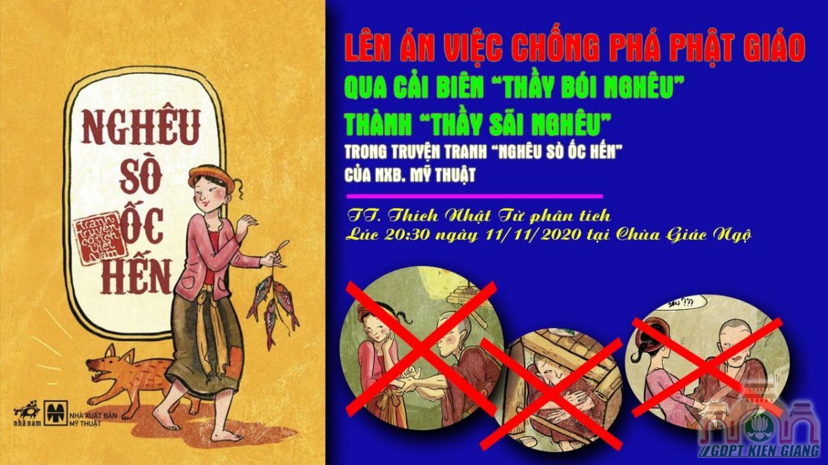 Len An Viec Chong Pha Phat Giao Trong Truyen Tranh Ngheu So Oc Hen Cua Nxb My Thuat
